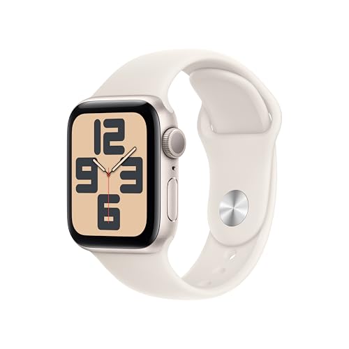 Apple Watch SE (2nd Gen) 40mm GPS Smartwatch with Starlight Aluminum Case