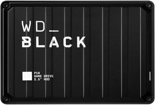 WD_BLACK 5TB P10 Game Drive - External Portable Hard Drive