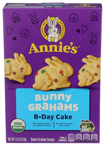 Annie's Organic Birthday Cake Bunny Graham Kids Snacks