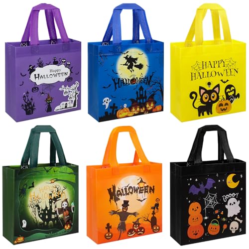 RICEDUO Halloween Trick or Treat Tote Bags