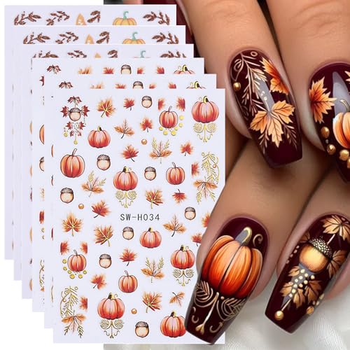 Autumn Radiance Nail Art Stickers