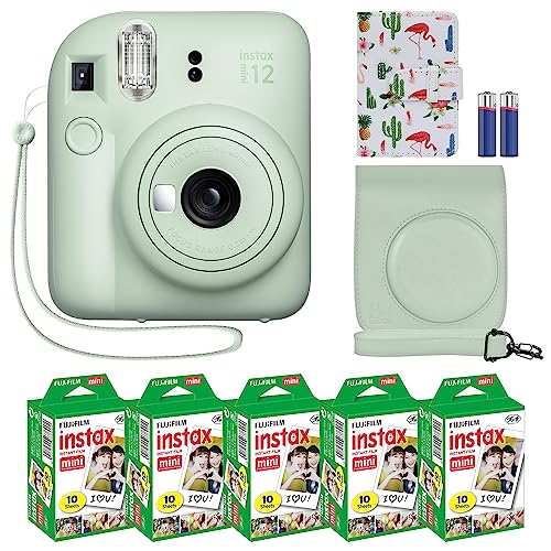Fujifilm Instax Mini 12 Instant Camera with MiniMate Accessory Bundle