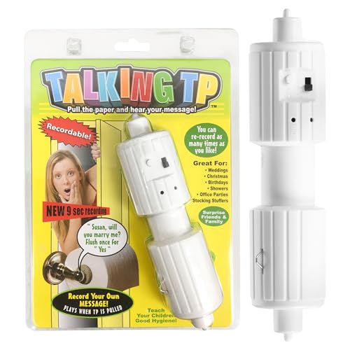 Talking Toilet Paper Spindle - Customizable Prank Gadget