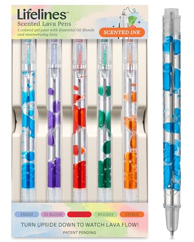 Lifelines Scented Lava Gel Pen Set