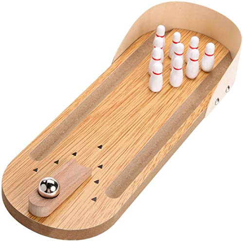 Mini Arcade Tabletop Bowling Game Set
