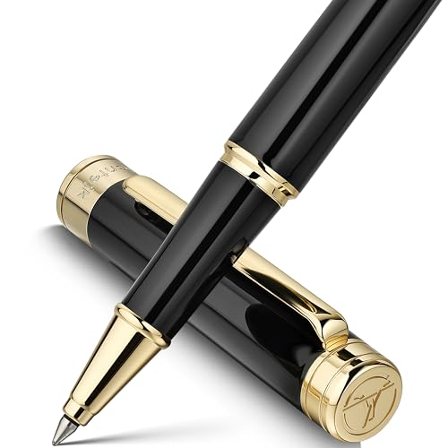 MCNTEIK Luxury Black Lacquer Rollerball Pen