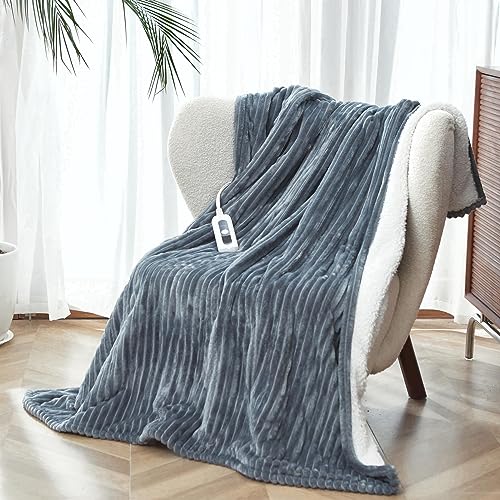 SNUGSUN Heated Throw Blanket