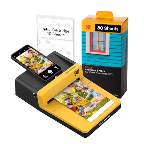 KODAK Dock ERA Plus 4PASS Instant Photo Printer Bundle