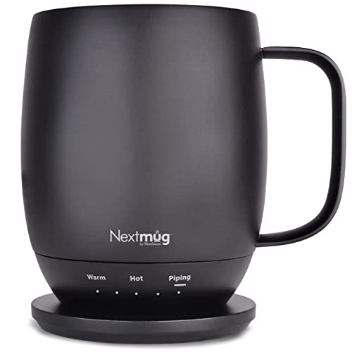 Nextmug - Advanced Self-Heating Coffee Mug (Black - 14 oz.)