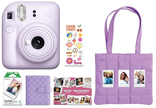 FUJIFILM Instax Mini 12 Holiday Bundle - Lilac Purple