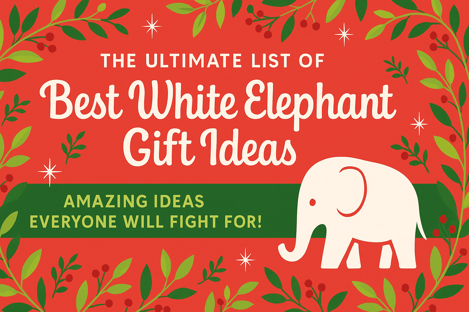 The ultimate list of Best White Elephant Gift Ideas 