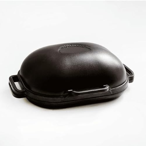 Challenger Bread Pan Cast Iron Loaf Pan with Lid for Artisan Sourdough and Homemade Bread Baking, Pre-Seasoned, Heavy Duty, Oven Safe, Made in USA
